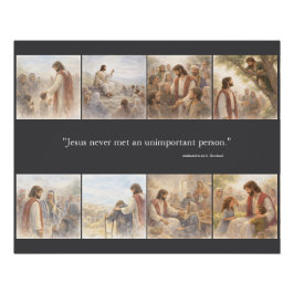 No unimportant person perfect poster