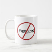 No Vampires Mug (Gauche)