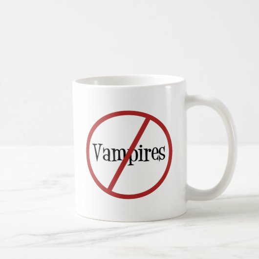 No Vampires Mug (Droite)