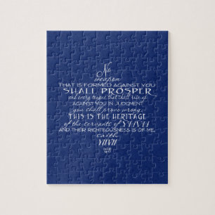 No Weapon Star of David Blue Legpuzzel