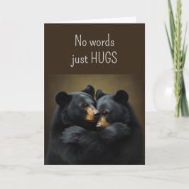 No Words Just Knuffels Beer Knuffels houden ook va Kaart