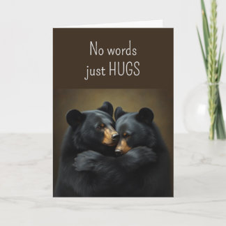 No Words Just Knuffels Beer Knuffels houden ook va Kaart