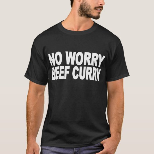 No Worry Beef Curry T-shirt (Voorkant)