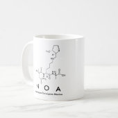 NOA peptide nom mug (Devant gauche)