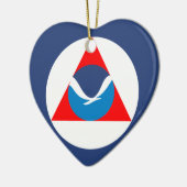 Noaa, Verenigde Staten Keramisch Ornament (Links)