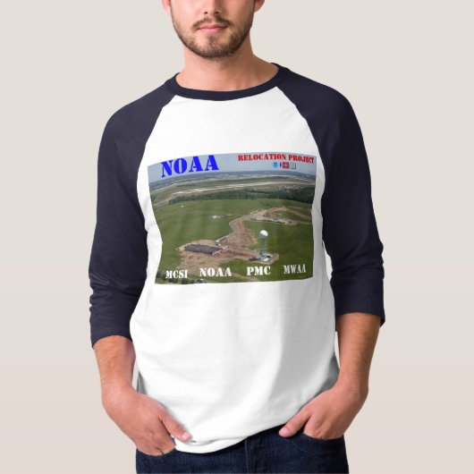 NOAA WEATHER RELOCATION PROJECT - ... - Gepersonal T-shirt (Voorkant)