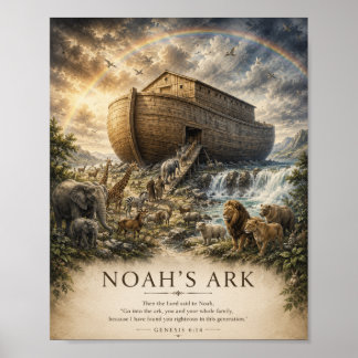 Noach's Ark Bijbelposter Poster