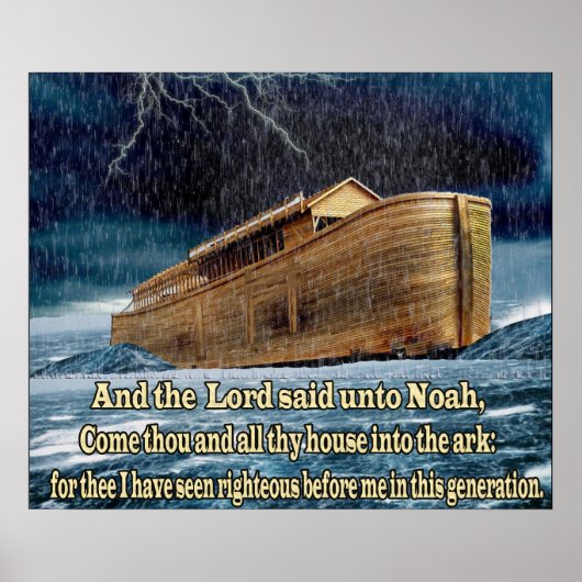 Noachs ark Christelijke posters met de Schrift (Voorkant)