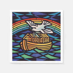 Noach's ark met Heilige Geest Servet
