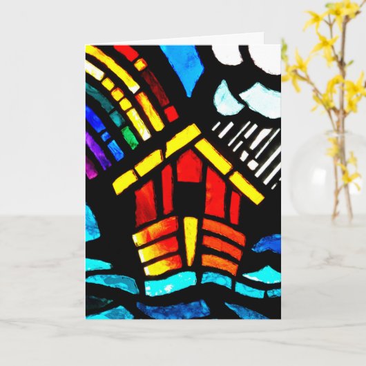 Noach's Ark Notecard Kaart (Gele Bloem)