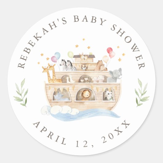 Noach's Ark Sticker Label (Voorkant)