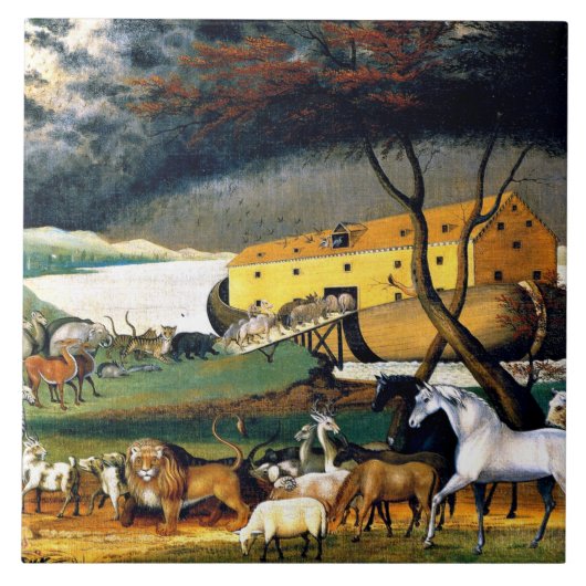 Noach's ark tegeltje (Voorkant)
