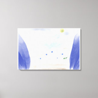 Noach's kudde zag... Canvasprint Canvas Afdruk