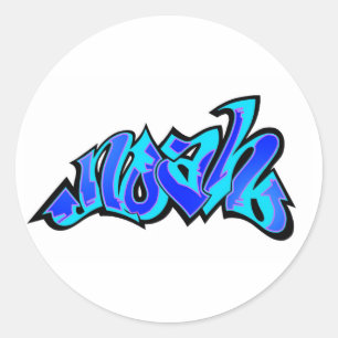 noah 2 ronde sticker