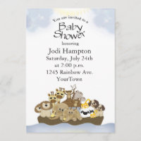 Noah Ark Baby shower Uitnodiging