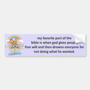 noah ' ark bumpersticker