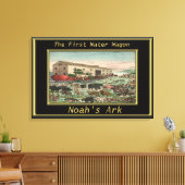 Noah Ark Genesis 6 dieren wachten Canvas Afdruk (Insitu (Woonkamer))
