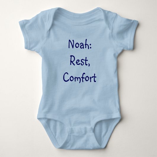 Noah Baby naam betekent Bodysuit (Voorkant)