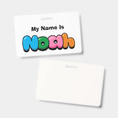 Noah Badge (Front & Back)