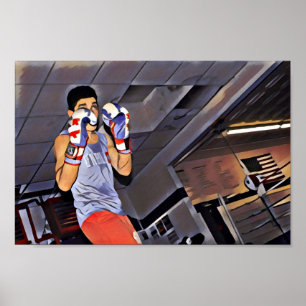 Noah boxing training poster