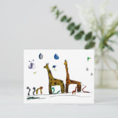 Noah Dieren Briefkaart (Staand voorkant)