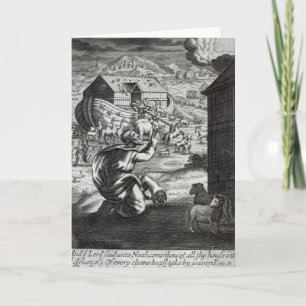 Noah entreth the Ark Kaart