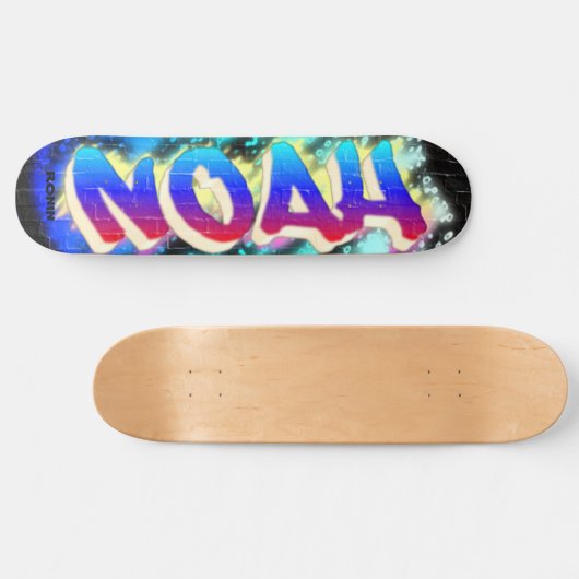 NOAH Gepersonaliseerd Graffiti Skateboard (Horizontaal)