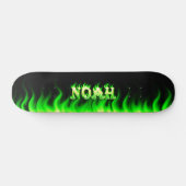 Noah green flame skateboard (Horizontaal)