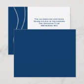 Noah Mark Tallit Reception Bar Mitzvah Informatiekaartje (Voorkant / Achterkant)