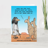 Noah Meets Some Australians Kaart (Voorkant)