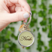 NOAH Naam-Branded Gift Sleutelhanger of Rits-pull (Hand)