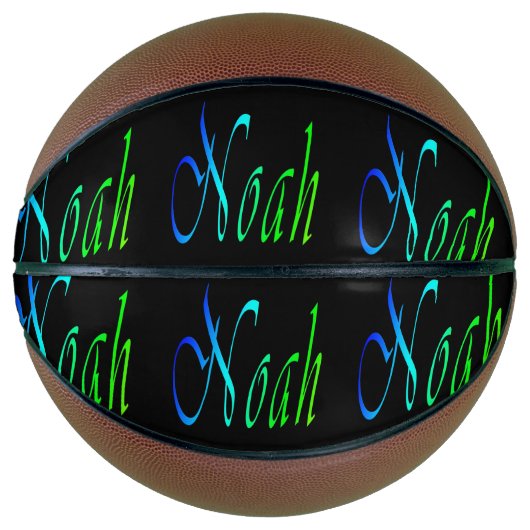 Noah, naam, Logo, regelmaat Basketball Mini Basketbal (Voorkant)