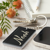 Noah Name whitegold Porte-clés (Devant droit)