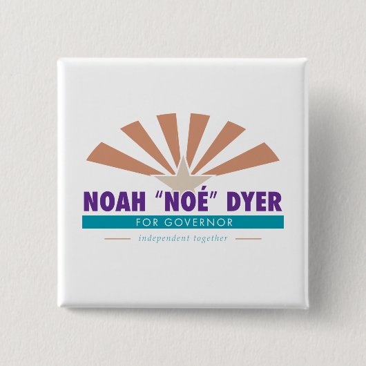 Noah "Noé" Dyer Button [Oorspronkelijke slogan] (Voorkant)