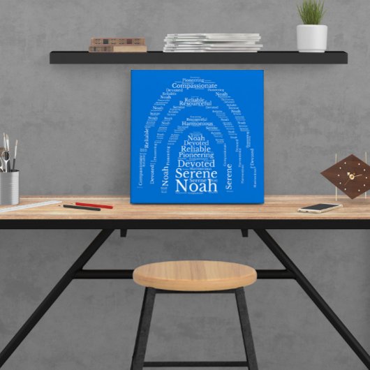 Noah Nom Cloud Personnalisable Poster