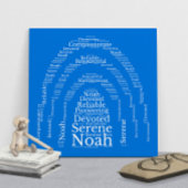 Noah Nom Cloud Personnalisable Poster