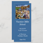 NOAH PEINTURE : VACANCES BIBLE INVITATION SCOLAIRE (Devant / Derrière)