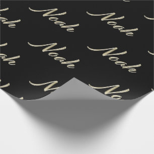 Noah Prénom Nom du papier cadeau