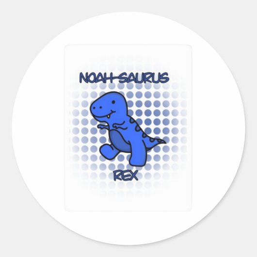 Noah-saurus Rex ! ! Autocollant (Devant)