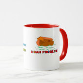 Noah s'inquiète Mug (Devant droit)