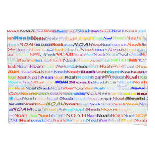 Noah Text Design II Pillowcase Kussensloop