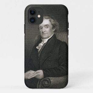 Noah Webster (1758-1843) gegraveerd door Frederick iPhone 11 Hoesje