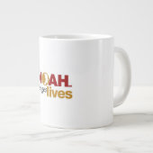 NOAH wijzigt live koffie-Mok Extra Grote Beker (Voorkant rechts)