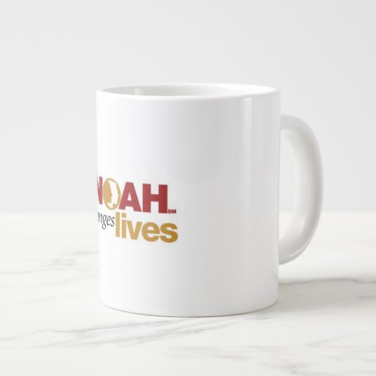 NOAH wijzigt live koffie-Mok Extra Grote Beker (Voorkant rechts)
