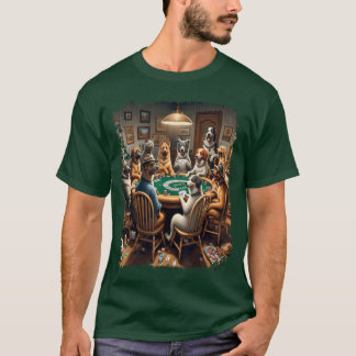 NoahFriends Speelkaarten Gokken Hond Pokeren T-shirt