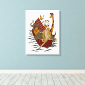 Noah's Arc Canvas Afdruk (Insitu (Houten vloer))