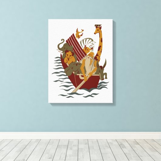 Noah's Arc Canvas Afdruk (Insitu (Houten vloer))
