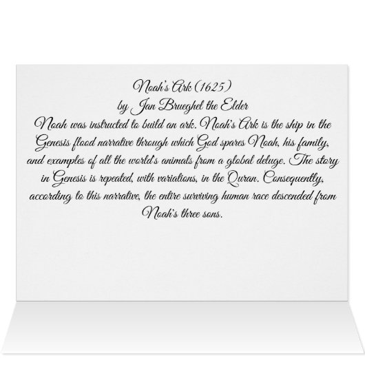 Noah's Ark (Binnen Horizontaal (Boven))