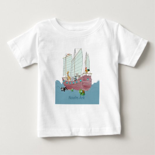 Noah's Ark American Sleeve Raglan T-Shirt (Voorkant)