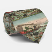  Noahs Ark Animals Illustration 1882 Stropdas (Opgerold)